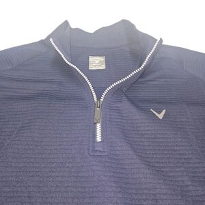 Callaway Dark Blue Quarter-Zip Pullover